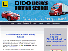 Tablet Screenshot of didodriving.com.au